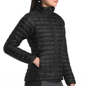 The North Face Thermoball Eco Jacket Black Stand Collar Gorpcore Outdoor-Small
